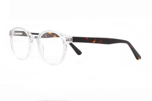 0206 Reading Glasses – Crystal & Tortoiseshell