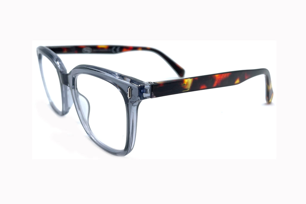0218 Reading Glasses – Smoky Grey & Tortoiseshell