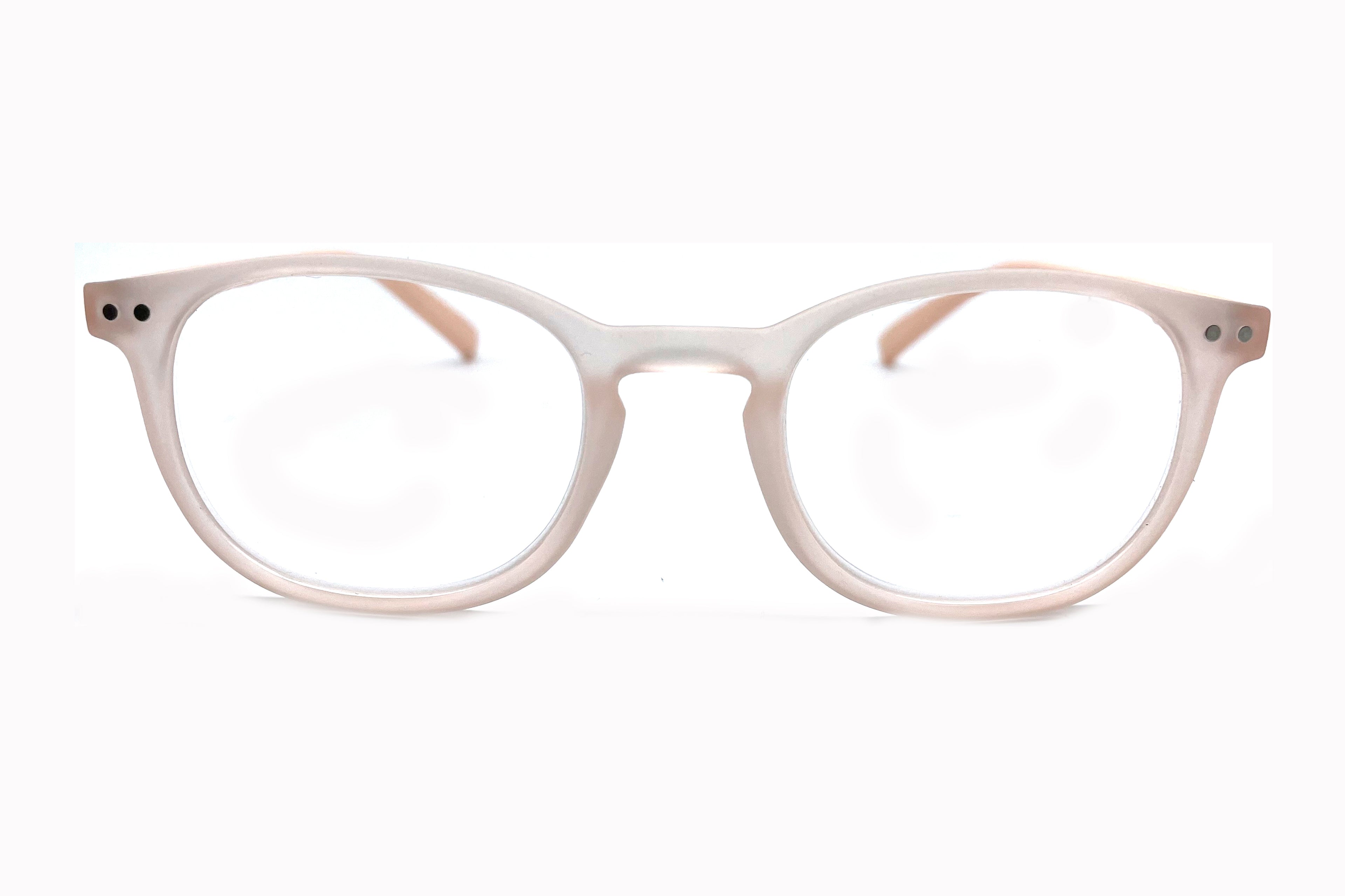 0221 Reading Glasses – Frosted Pink Frame