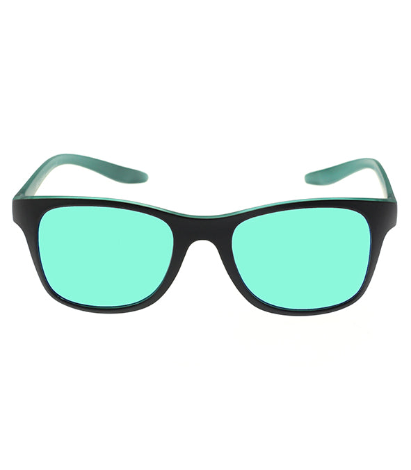 See Clear 66008 Kids Polarized Sunglasses – Black & Green Frame / Green Polarized Lenses