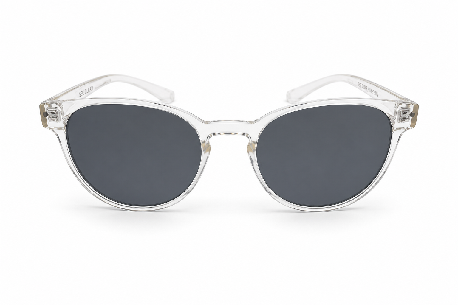See Clear 66009 Kids Polarized Sunglasses – Clear Frame / Grey Polarized Lenses