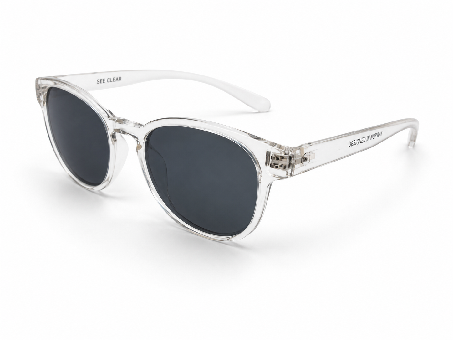 See Clear 66009 Kids Polarized Sunglasses – Clear Frame / Grey Polarized Lenses