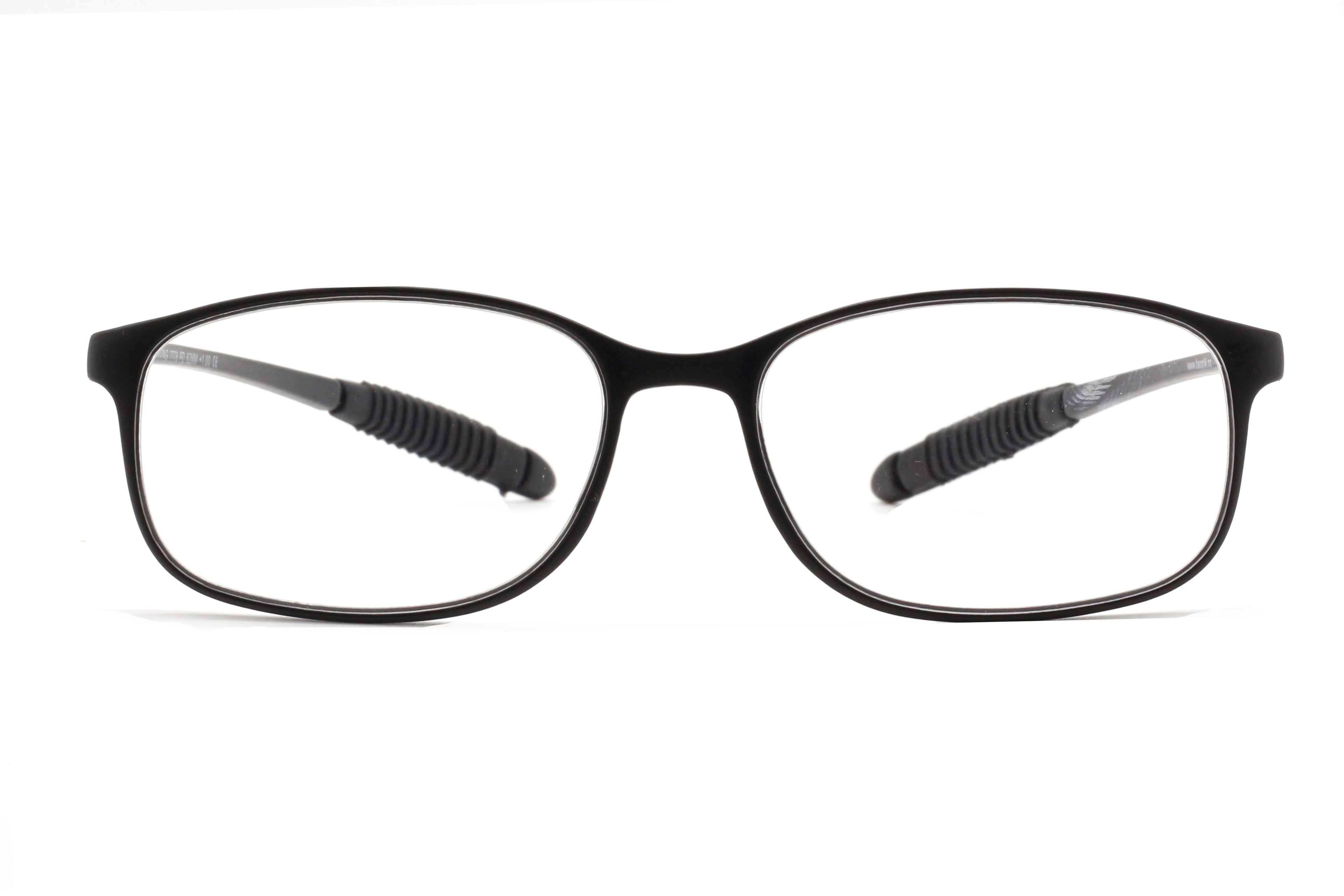 7778 Reading Glasses – Black Flex-Temple Frame