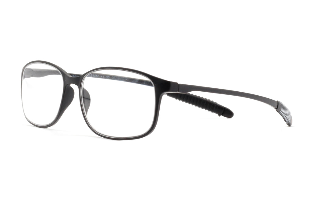 7778 Reading Glasses – Black Flex-Temple Frame