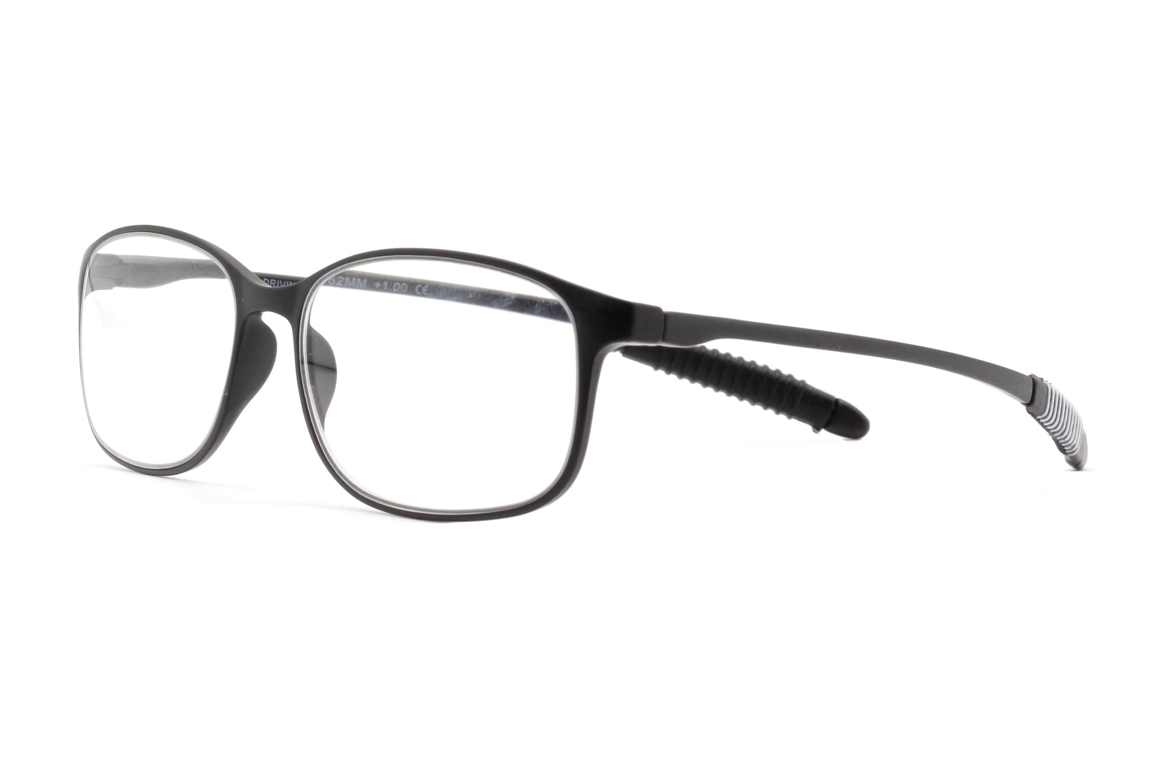 7778 Reading Glasses – Black Flex-Temple Frame
