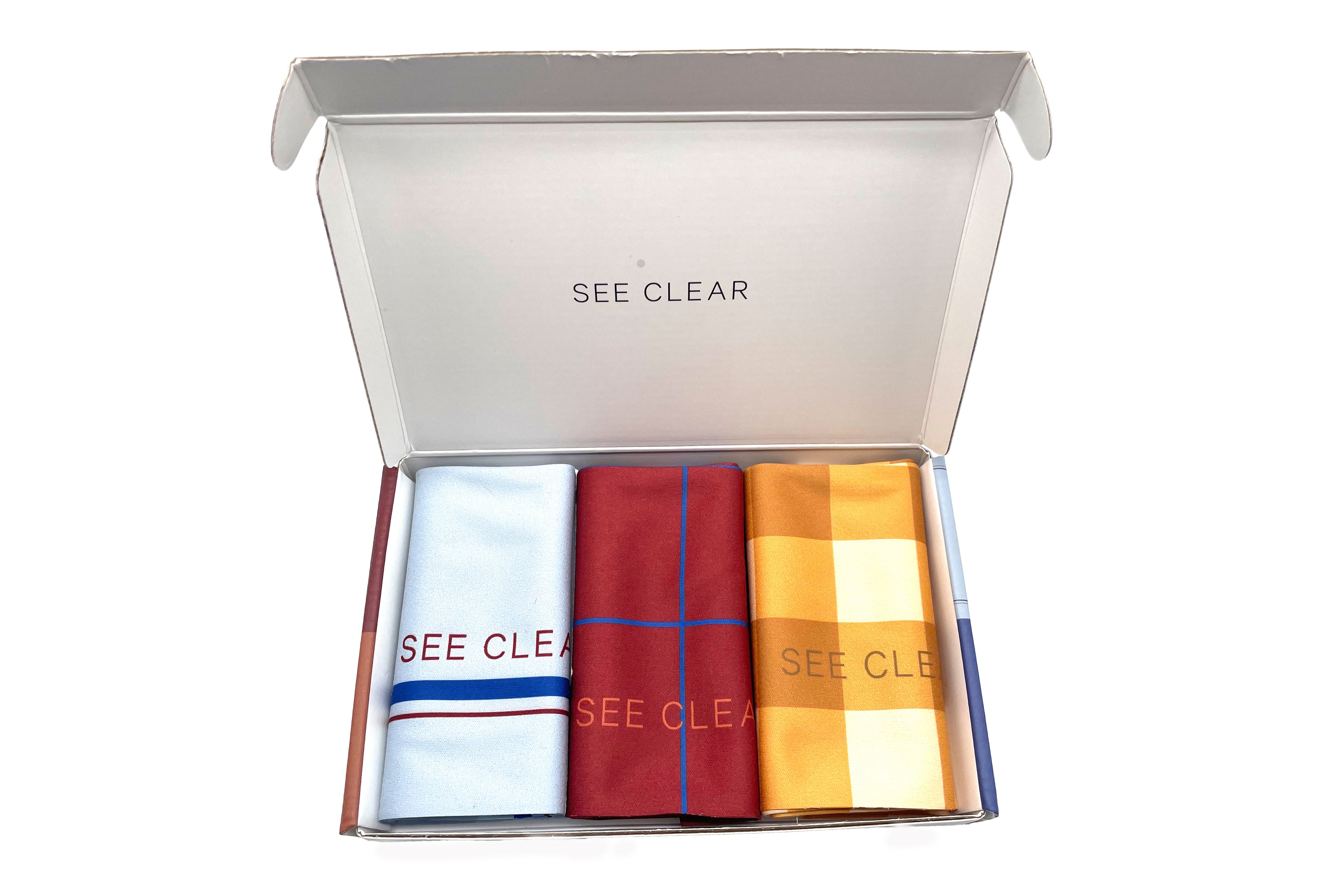 See Clear Microfiber Cloth – Trio Pack Mod.1